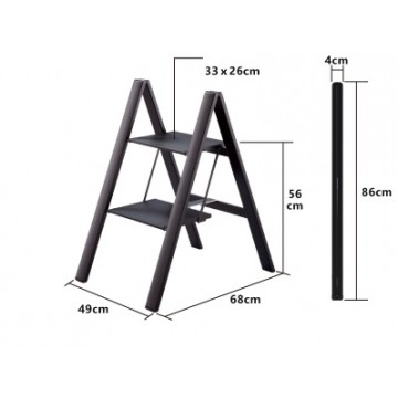 Designer Slim Ladder (2 Step)